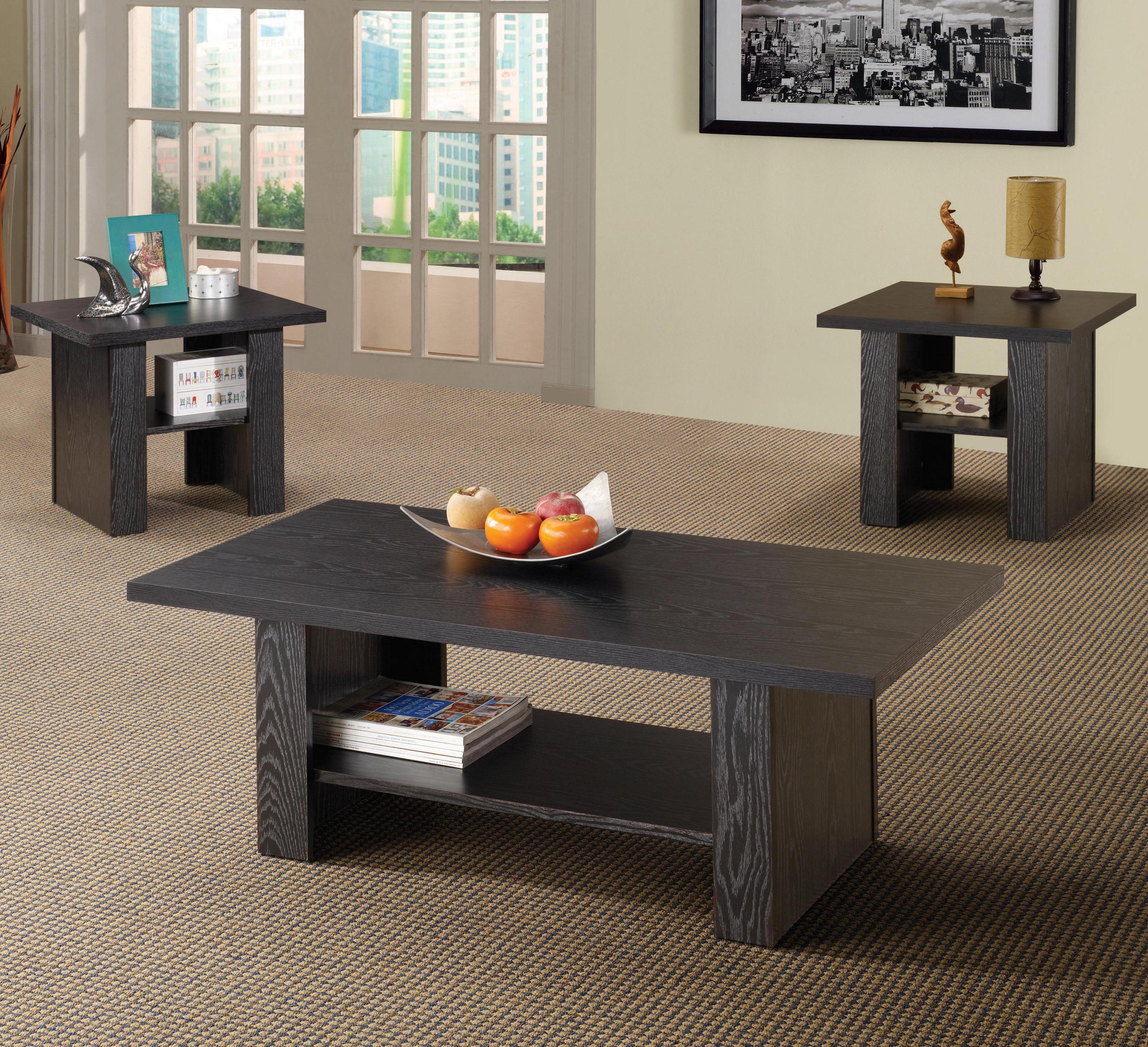 Coaster Occasional Table Sets 700155 3 Piece Occasional Table Set
